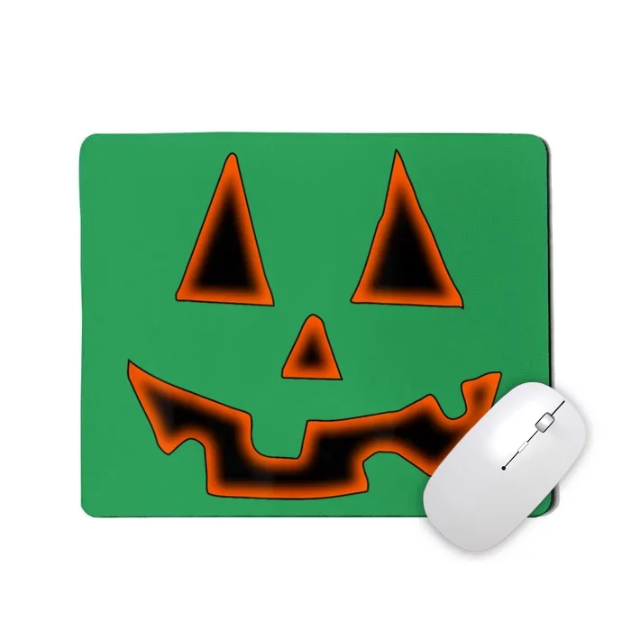 Pumpkin Halloween Shirts For Jack O Lantern Face Mousepad