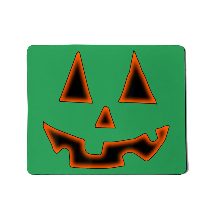 Pumpkin Halloween Shirts For Jack O Lantern Face Mousepad