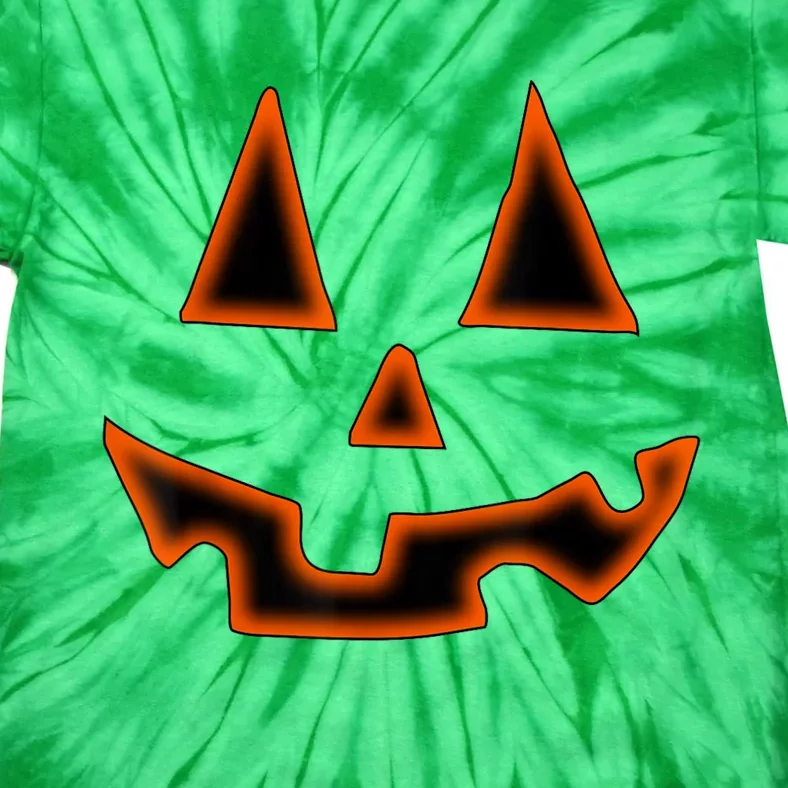 Pumpkin Halloween Shirts For Jack O Lantern Face Tie-Dye T-Shirt