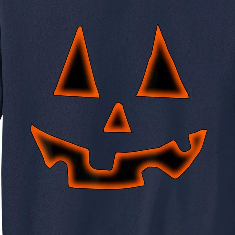 Pumpkin Halloween Shirts For Jack O Lantern Face Tall Sweatshirt