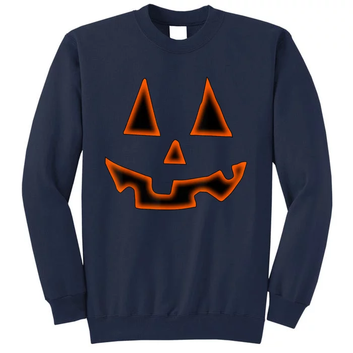 Pumpkin Halloween Shirts For Jack O Lantern Face Tall Sweatshirt