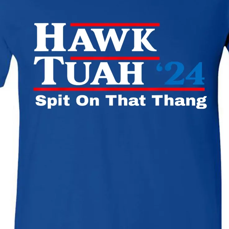 Parody Hawk Tush Spit On That Thing Gift V-Neck T-Shirt