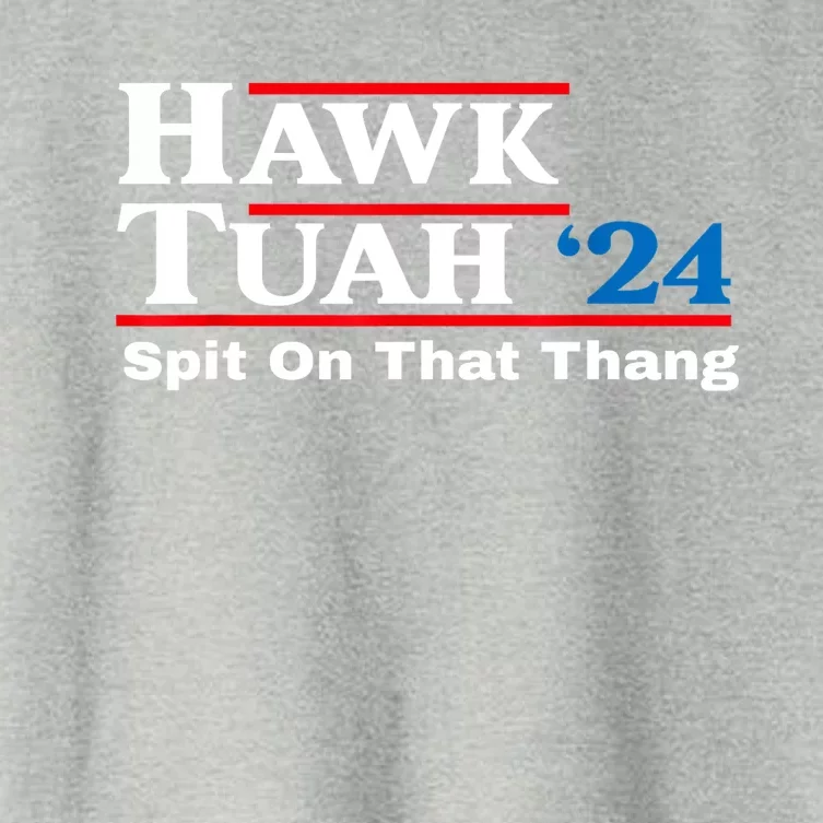 Parody Hawk Tush Spit On That Thing Gift Women's Crop Top Tee