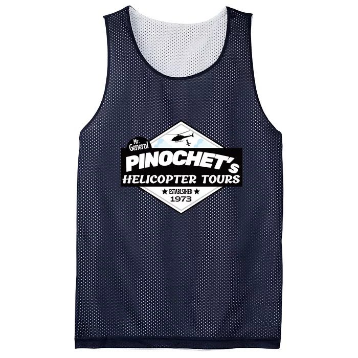 Pinochet’s Helicopter Tours Mesh Reversible Basketball Jersey Tank