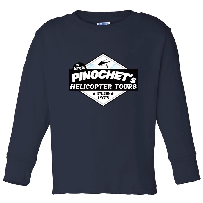 Pinochet’s Helicopter Tours Toddler Long Sleeve Shirt