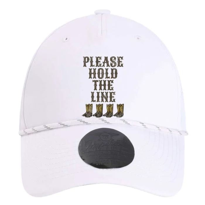 Please Hold The Line Dance Addict Shoes Funny Classy Boots Performance The Dyno Cap