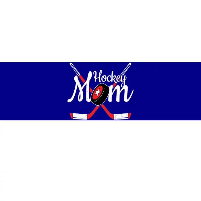 Playing Hockey Team Player Cool Mom Gift Hockey Mom Gift Bumper Sticker