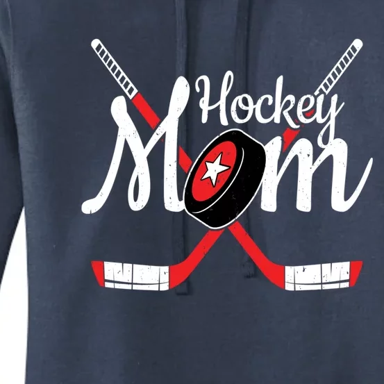 Playing Hockey Team Player Cool Mom Gift Hockey Mom Gift Women's Pullover Hoodie