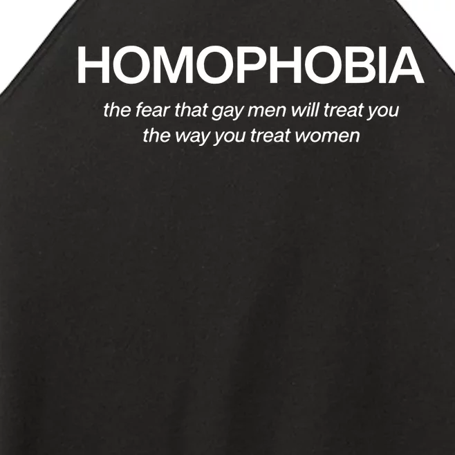 Provokethoughtz Homophobia The Fear That Gay Women’s Perfect Tri Rocker Tank