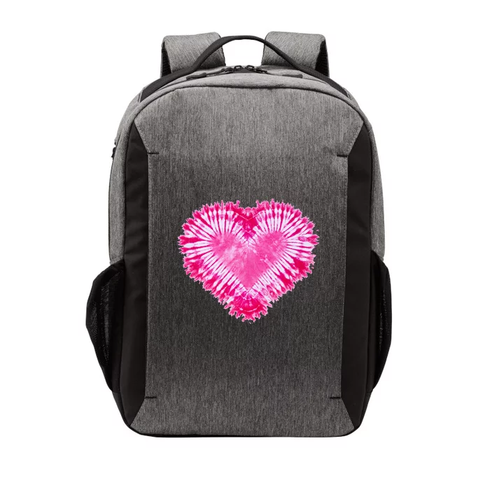 Pink Heart Tie Dye Valentines Day Vector Backpack