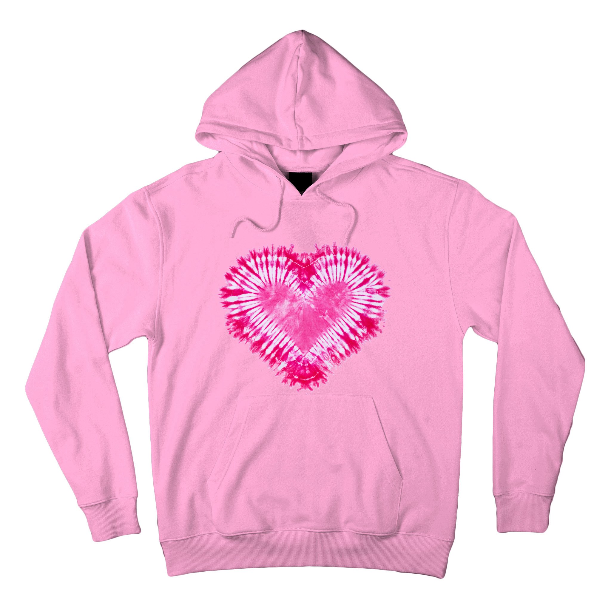 Tie dye heart discount hoodie