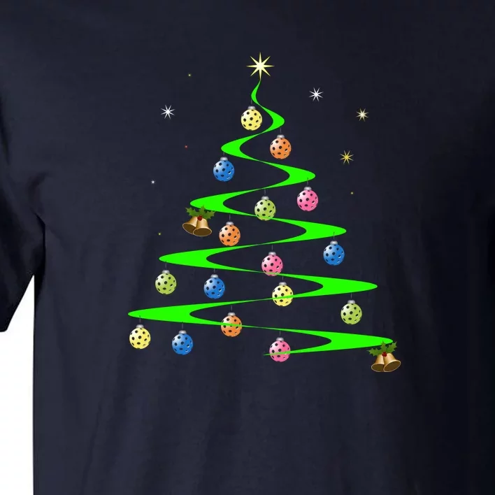 Pickleball Holiday Tree | Pickleball Tree | Pickleball Holiday Gift | Great Tall T-Shirt