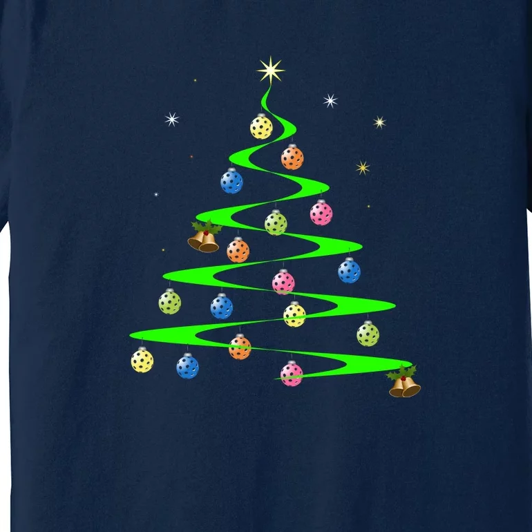 Pickleball Holiday Tree | Pickleball Tree | Pickleball Holiday Gift | Great Premium T-Shirt