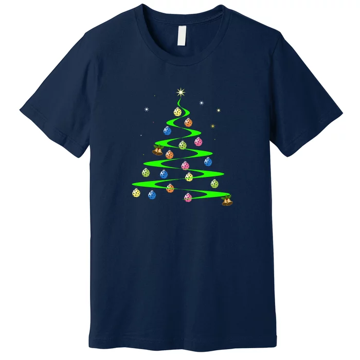 Pickleball Holiday Tree | Pickleball Tree | Pickleball Holiday Gift | Great Premium T-Shirt