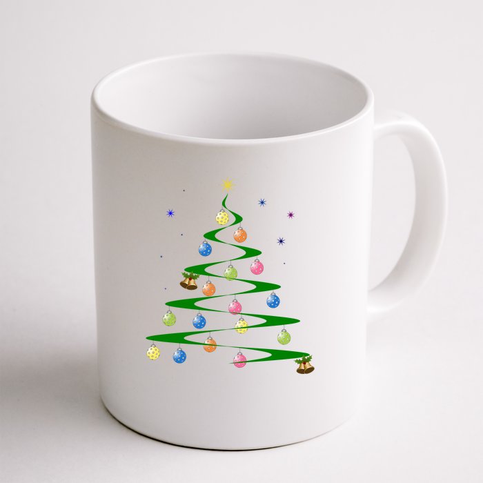 Pickleball Holiday Tree | Pickleball Tree | Pickleball Holiday Gift | Great Front & Back Coffee Mug