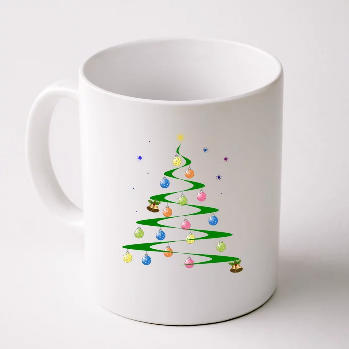 Pickleball Holiday Tree | Pickleball Tree | Pickleball Holiday Gift | Great Front & Back Coffee Mug