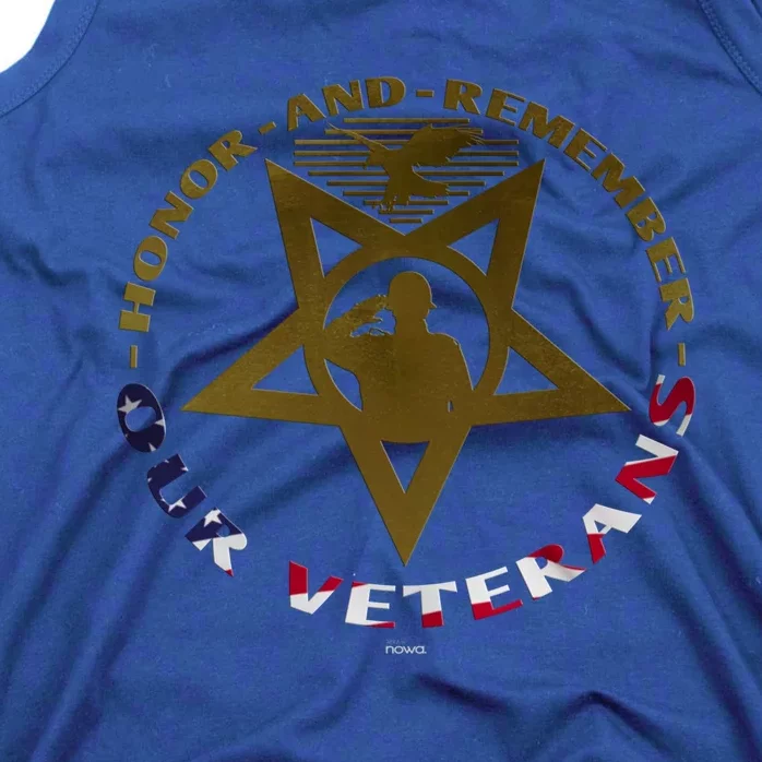 Public Holiday To Honor And Remember Our Veterans Medal Gift Tank Top