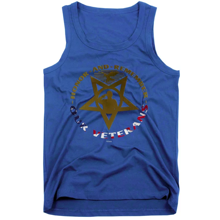 Public Holiday To Honor And Remember Our Veterans Medal Gift Tank Top