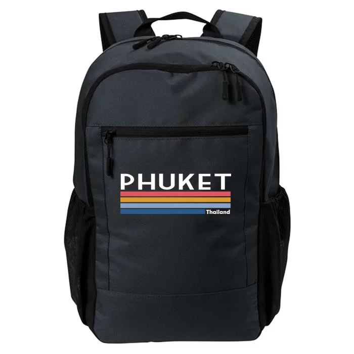 Phuket Thailand Vintage 1980's Logo Daily Commute Backpack