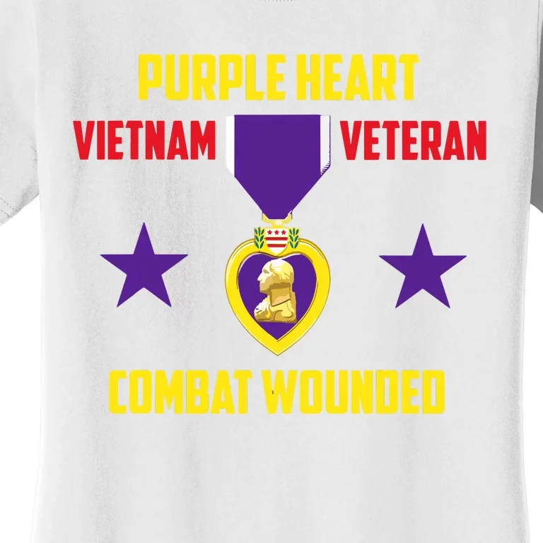 Purple Heart Vietnam Veteran Women's T-Shirt