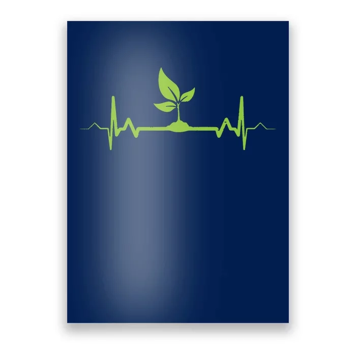 Plant Heartbeat Vegan Plant Lover Poster