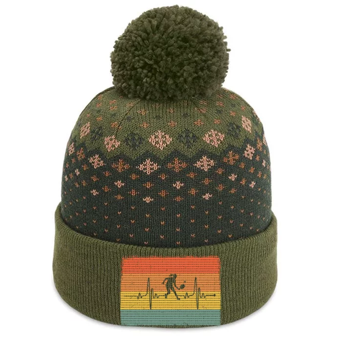 Pickleball Heartbeat Vintage The Baniff Cuffed Pom Beanie