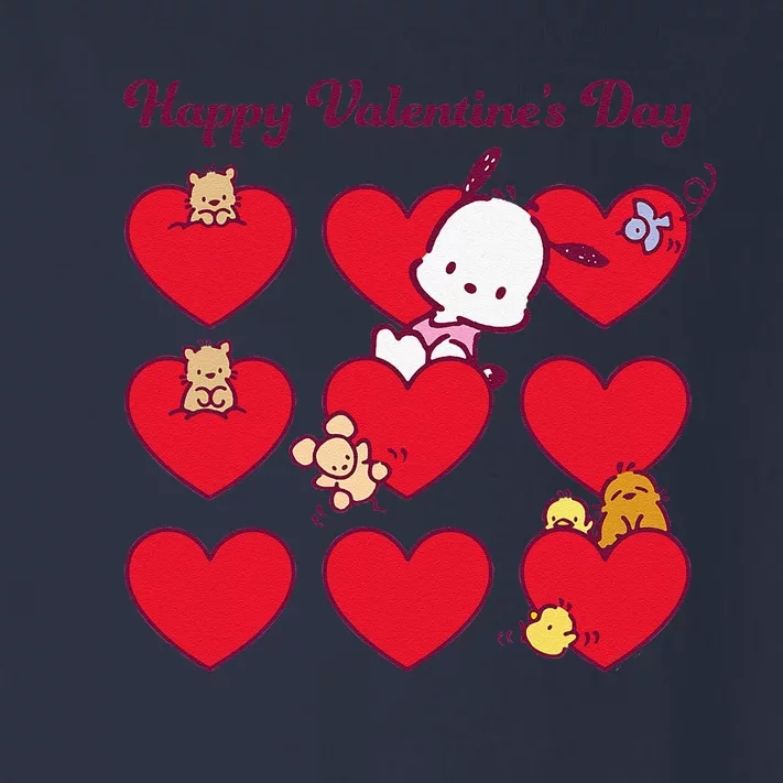 Pochacco Happy Valentine's Day Toddler Long Sleeve Shirt