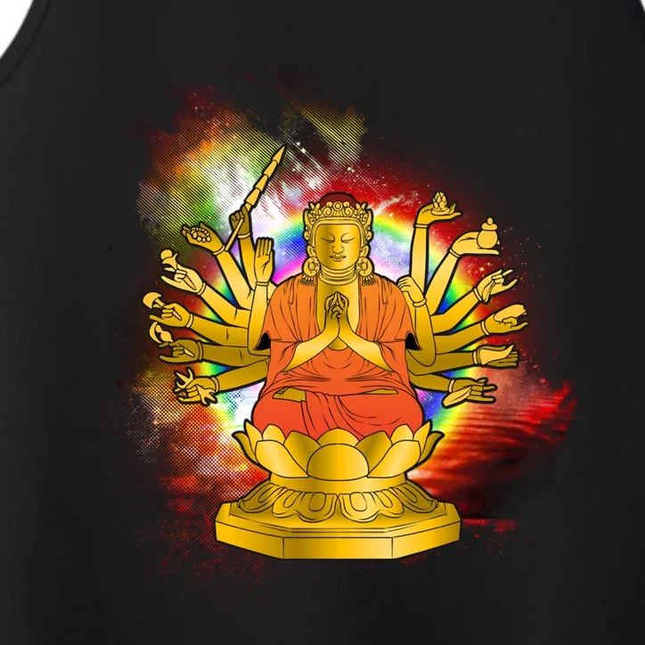 Padmapani Happy Vesak Day Buddha Purnima And Buddha Day Funny Gift Performance Tank