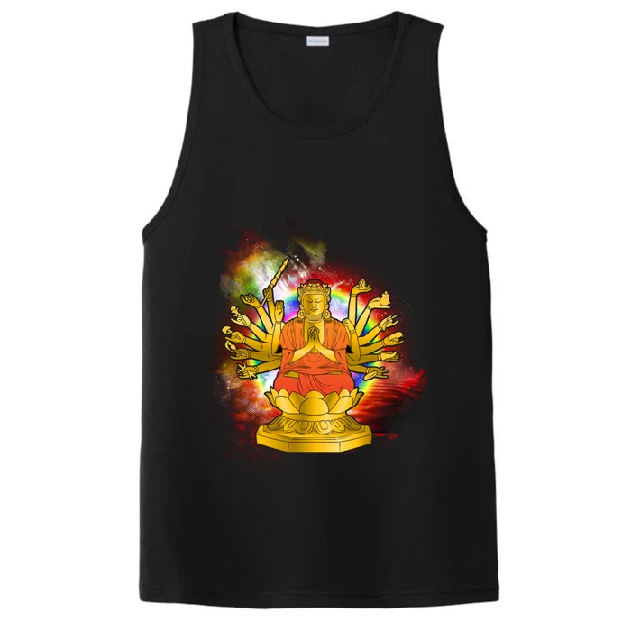 Padmapani Happy Vesak Day Buddha Purnima And Buddha Day Funny Gift Performance Tank