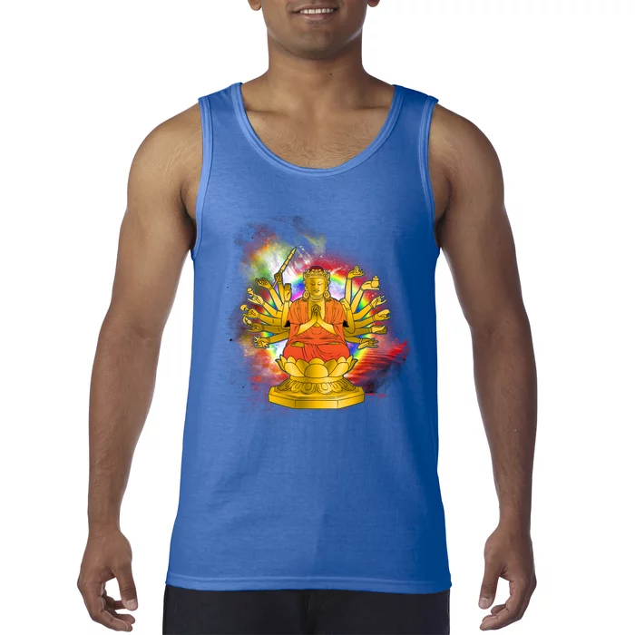 Padmapani Happy Vesak Day Buddha Purnima And Buddha Day Funny Gift Tank Top