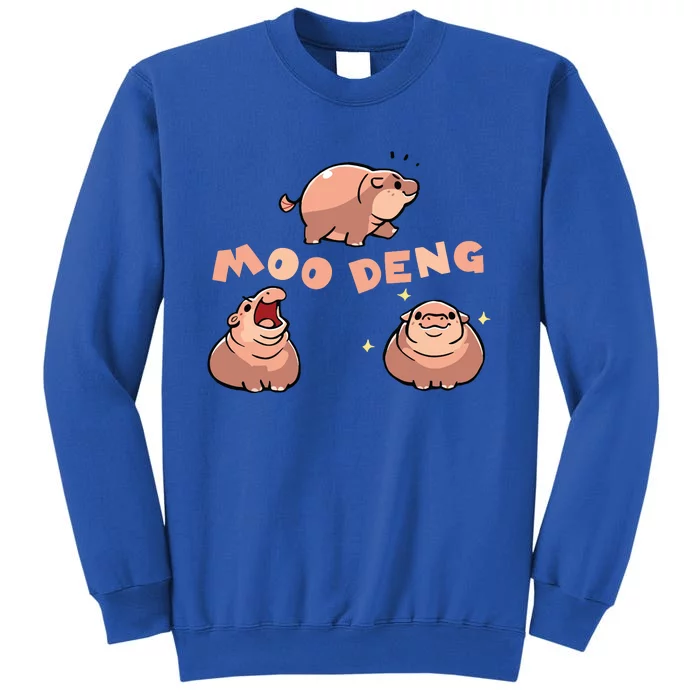 Pygmy Hippo Vintage Moo Dang Bootleg Funny Tall Sweatshirt