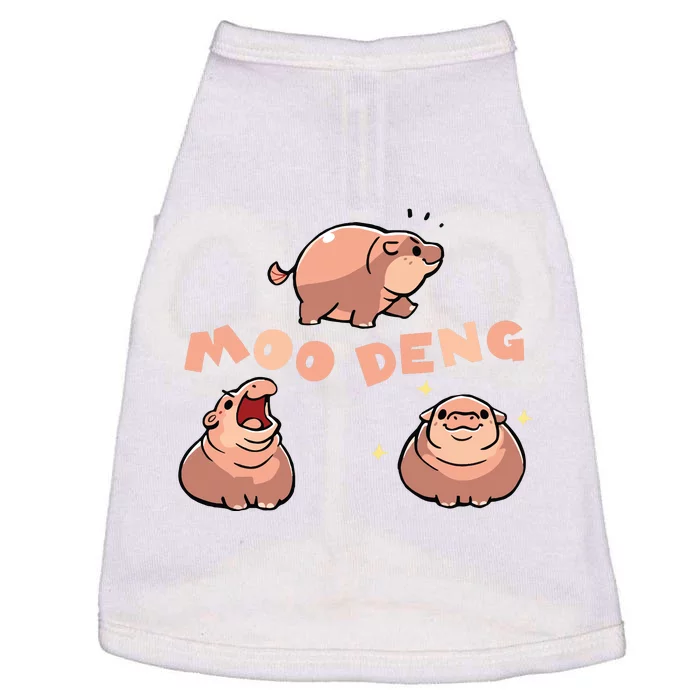 Pygmy Hippo Vintage Moo Dang Bootleg Funny Doggie Tank