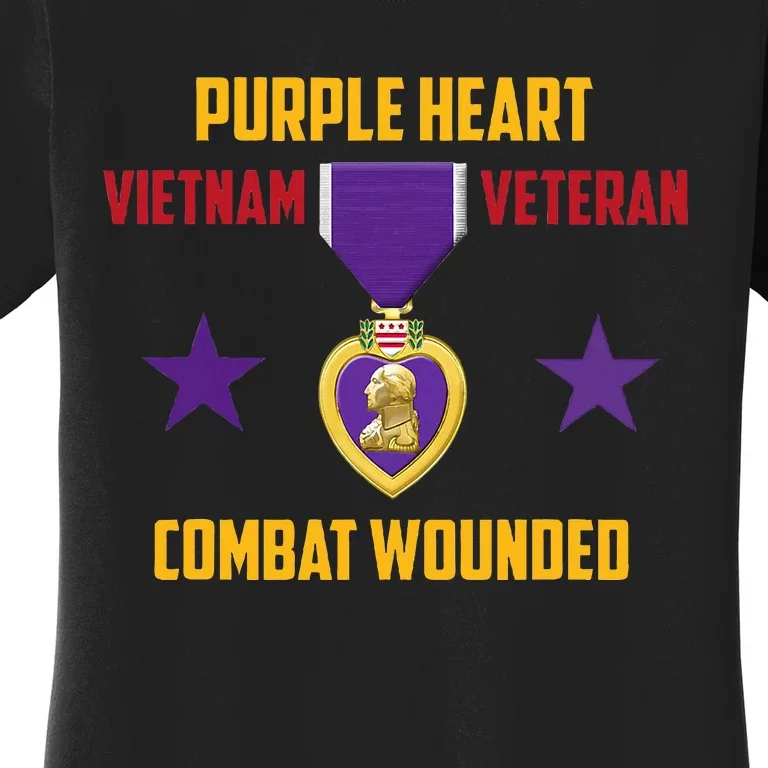 Purple Heart Vietnam Veteran Women's T-Shirt