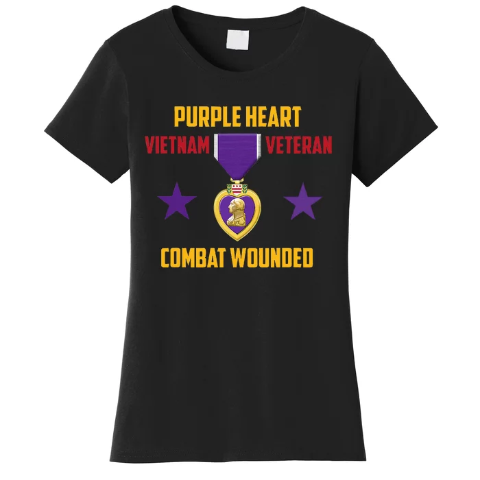 Purple Heart Vietnam Veteran Women's T-Shirt