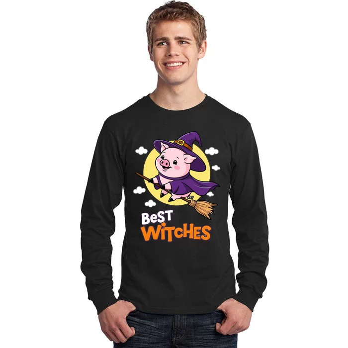 Pig Halloween Witches Costume Pigs Best Witches Tall Long Sleeve T-Shirt