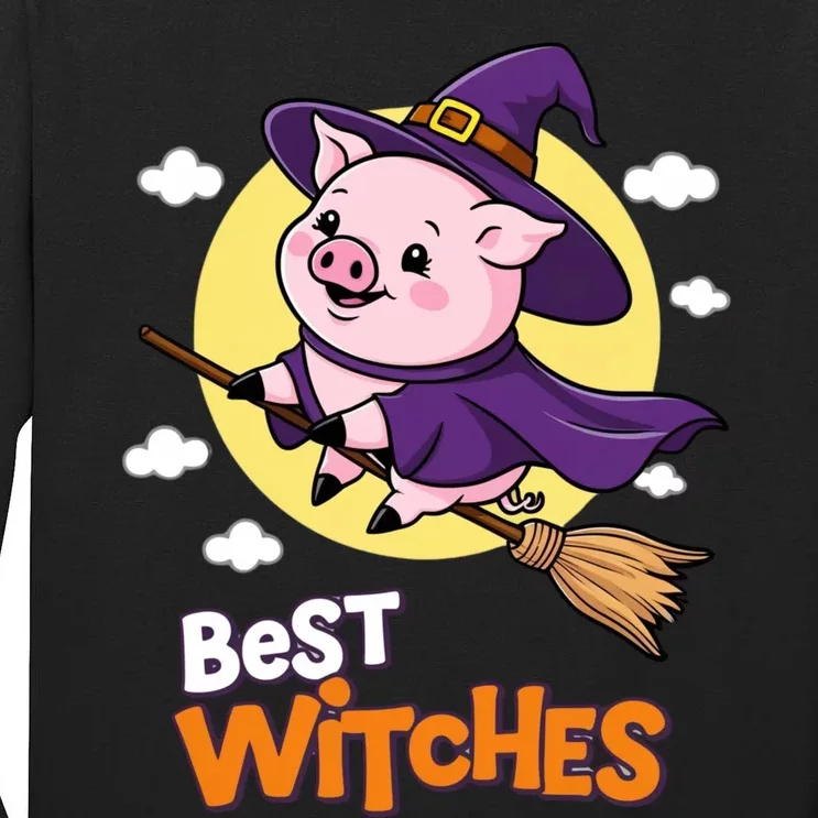 Pig Halloween Witches Costume Pigs Best Witches Tall Long Sleeve T-Shirt