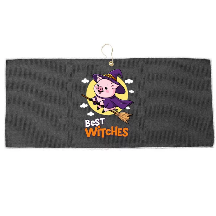 Pig Halloween Witches Costume Pigs Best Witches Large Microfiber Waffle Golf Towel