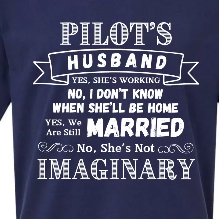 PilotS Husband WeRe Still Married Sueded Cloud Jersey T-Shirt