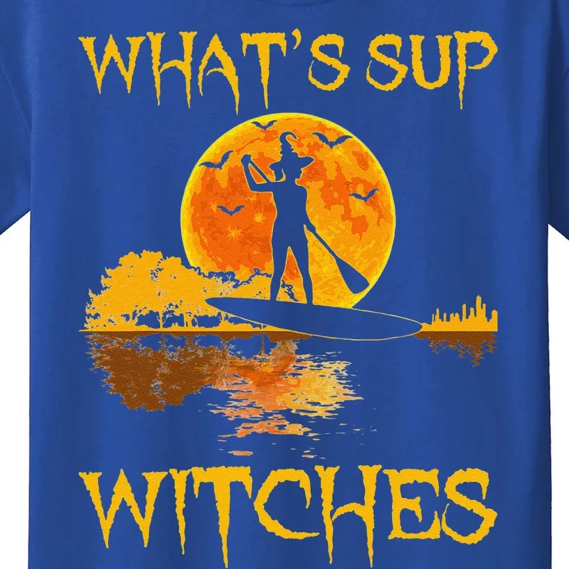 PADDLEBOARD Halloween Whats Sup Witches Sup Funny Kids T-Shirt