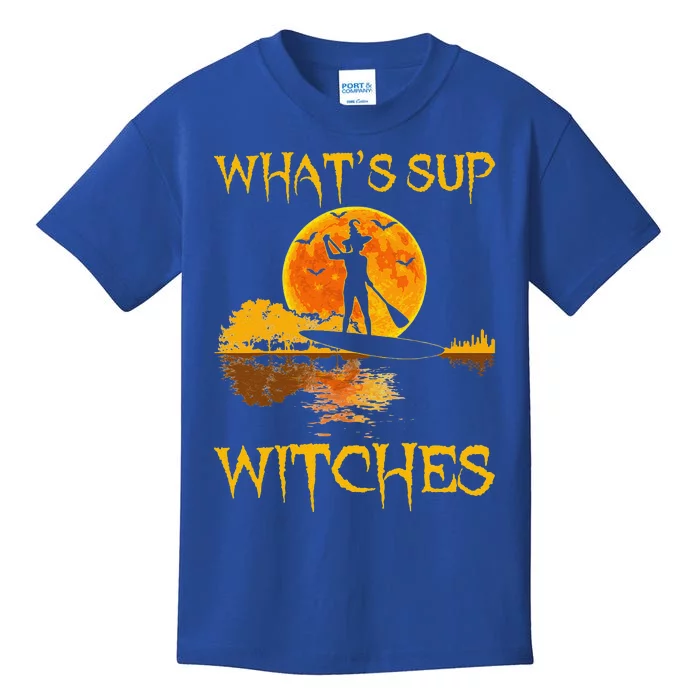 PADDLEBOARD Halloween Whats Sup Witches Sup Funny Kids T-Shirt