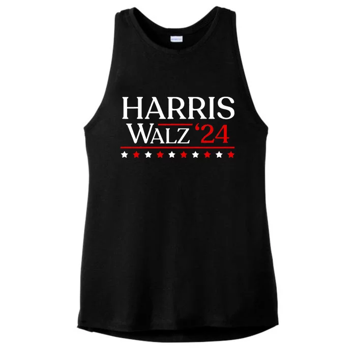 President Harris Walz 2024 Election Tim Kmala Ladies Tri-Blend Wicking Tank