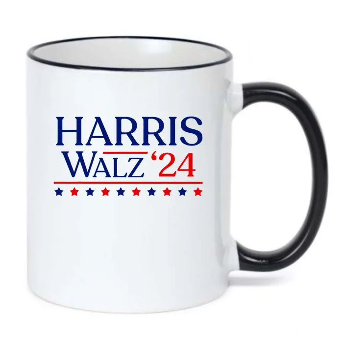 President Harris Walz 2024 Election Tim Kmala Black Color Changing Mug