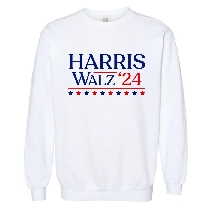 President Harris Walz 2024 Election Tim Kmala Garment-Dyed Sweatshirt