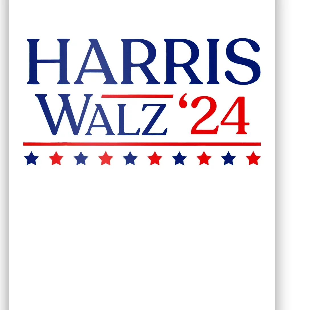 President Harris Walz 2024 Election Tim Kmala Poster