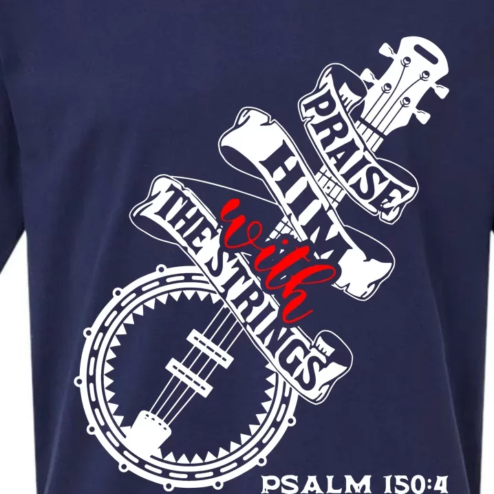 Praise Him With The Strings Sueded Cloud Jersey T-Shirt