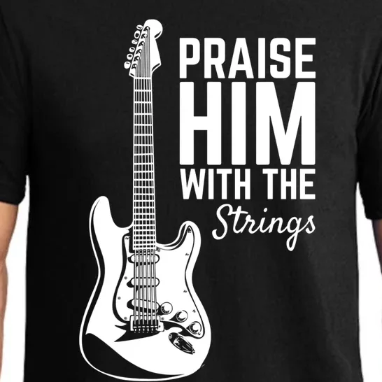 Praise Him With The Strings Musician Music Band Pajama Set