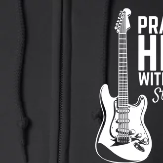 Praise Him With The Strings Musician Music Band Full Zip Hoodie