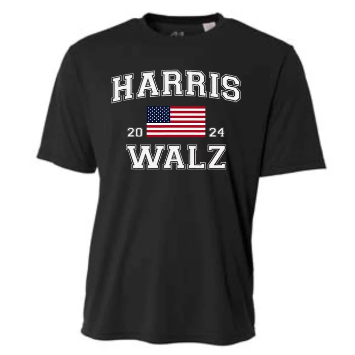 President Harris Walz 2024 Kamala Harris Tim Walz Vote Cooling Performance Crew T-Shirt