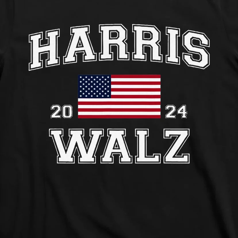 President Harris Walz 2024 Kamala Harris Tim Walz Vote T-Shirt