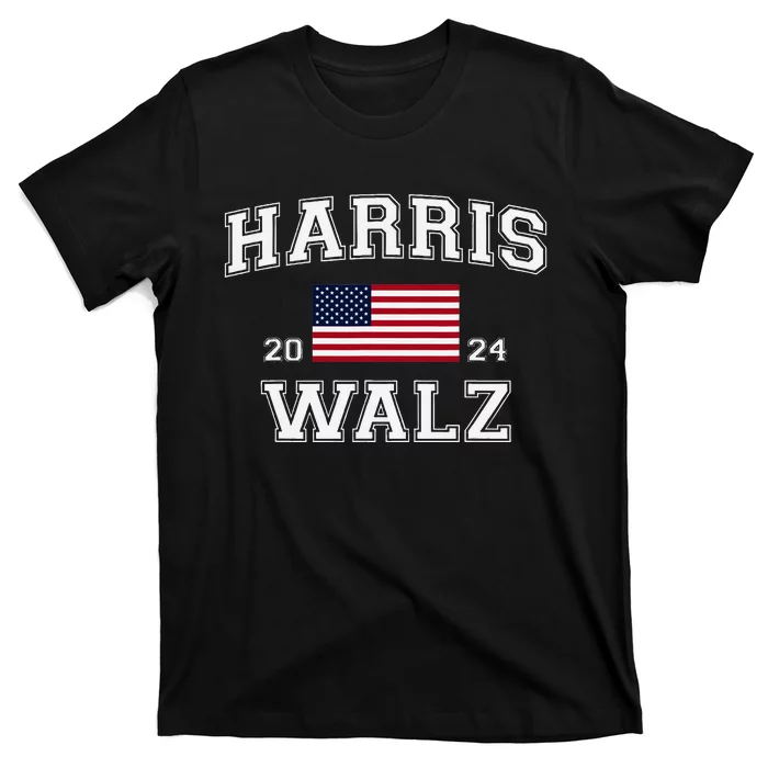 President Harris Walz 2024 Kamala Harris Tim Walz Vote T-Shirt